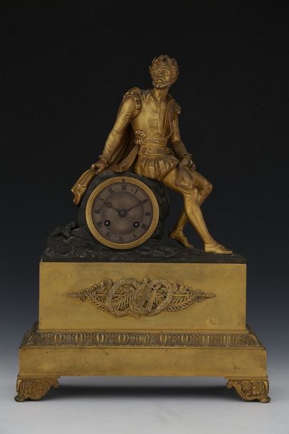 PENDULE 

Epoque Restauration / Louis Philippe

Bronze...