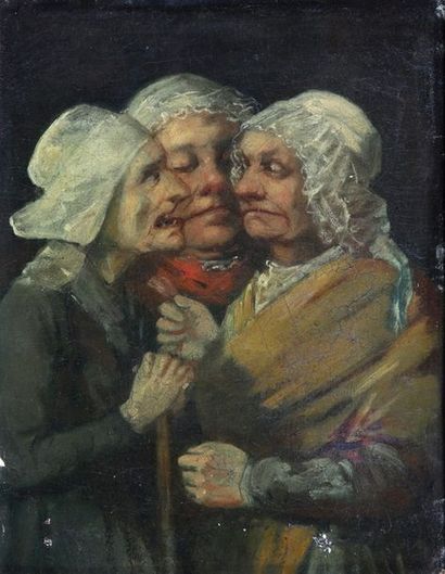 Eugène SANS (?-1876)

Bec-à-bec ; Nez-à-nez

Paire...