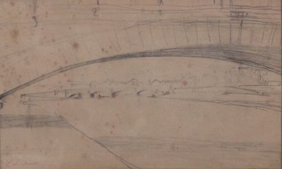 Attribué à Stanislas LEPINE (Caen 1835 -...