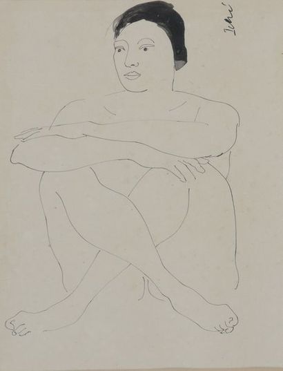 René ICHÉ (1897-1954)

Nu assis

Plume et...