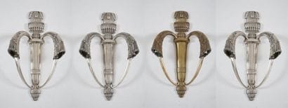 SIMONET Frères

SUITE DE QUATRE APPLIQUES...