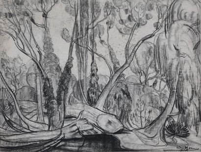 André MAIRE (1898-1984)

Paysage

Craie noire...