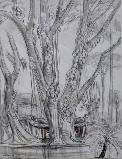 André MAIRE (1898-1984)

Paysage d'Asie (Vietnam?)

Craie...