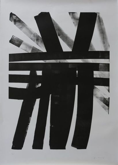 Hans HARTUNG (1904-1989)

Composition noire

Lithographie

Signée...