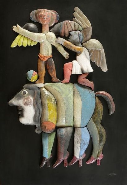 Roger CAPRON (1922-2006)

Bas-relief Personnages...