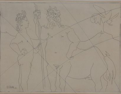 Pablo PICASSO (1881-1973)

Centaure et Faune...