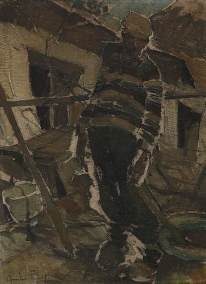 André PETROFF (1894-1975) 

Paysan dans une...