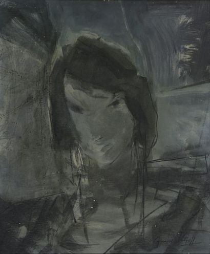 André PETROFF (1894-1975) 

Portrait, 1956

Huile...