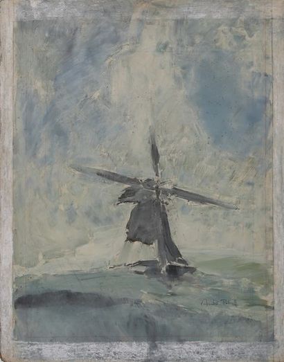 André PETROFF (1894-1975) 

Moulin hollandais...
