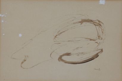 Jean FAUTRIER (1898-1964)
Nu informel, vers...