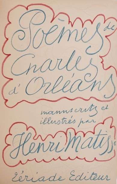 MATISSE (Henri)

Poèmes de Charles d'Orléans,...