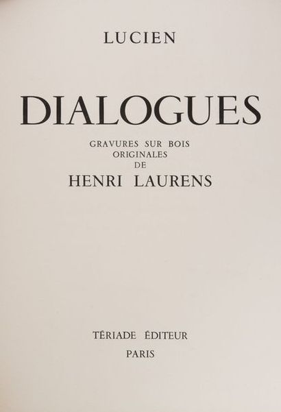 LUCIEN DE SAMOSTATE & LAURENS (Henri)

Dialogues,...