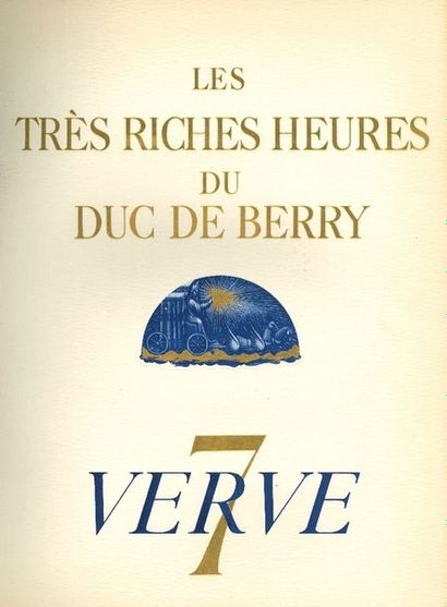 VERVE, Paris, Revue Artistique et Littéraire,...