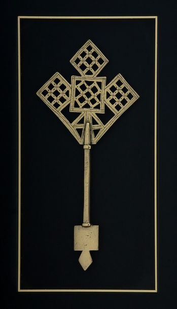 COPTE ETHIOPIE Superbe croix de benédiction,style...