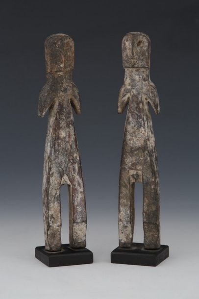 ADJA TOGO Couple de statuettes pour un culte...