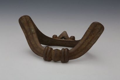SENOUFO COTE D'IVOIRE - Chevillère en bronze...
