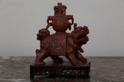 STATUETTE DE CHIMERE BRULE PARFUM 

Chine...