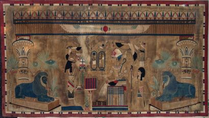 TENTURE

Fin du XIXème Siècle

Coton polychrome

Décor...
