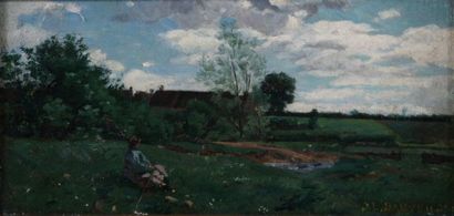 Louis DAUVERGNE (Rouy 1828 - Nevers 1899)

Promeneur...