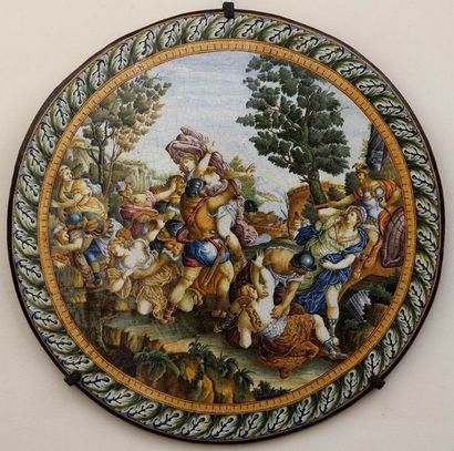 ITALIE

TONDO

Faïence à décor polychrome...