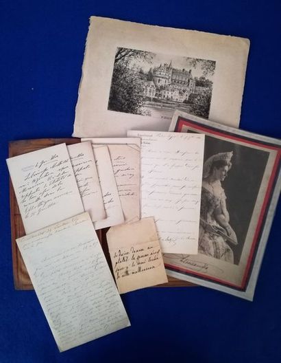 ARISTOCRATIE - Ensemble de quatre documents....