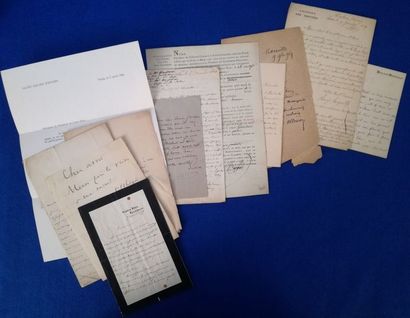 HOMMES POLITIQUES. Ensemble de quinze documents....