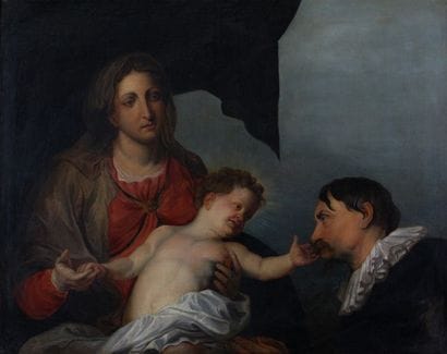 SUIVEUR DE JORDAENS

Vierge à l'Enfant et...