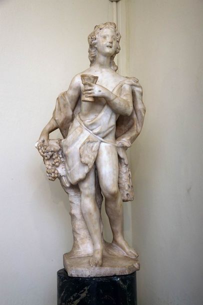 STATUE DE JEUNE BACCHUS 

Travail probablement...