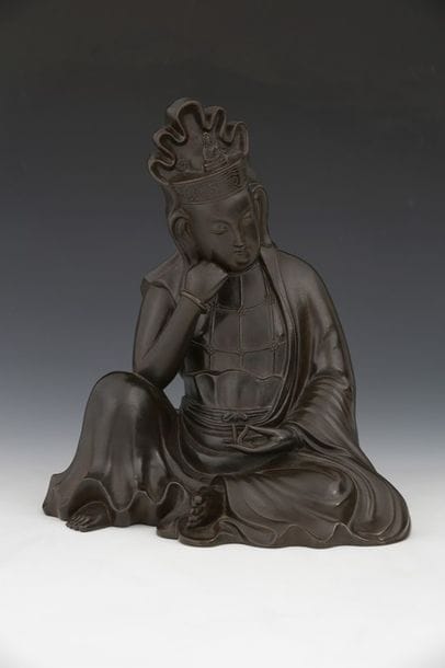 CHINE ou JAPON Vers 1900

BRONZE patiné représentant...