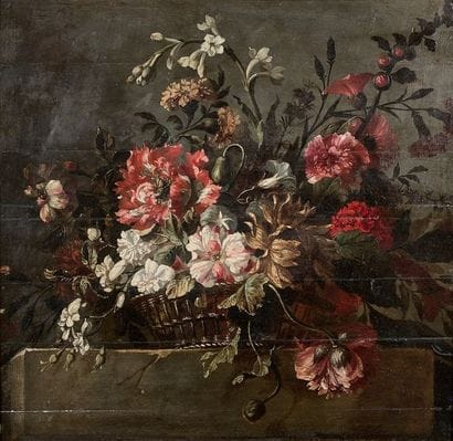 Attribué à Jean-Baptiste MONNOYER (Lille...