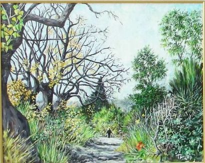 Huile sur toile de Marie-Claire Tardy 