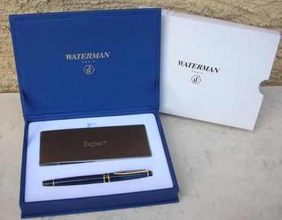 Stylo à plume Waterman bleu marine dans son...