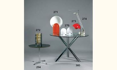 CHARRON vers 1970. Table de salle à manger...
