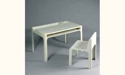 Marc BERTHIER. Bureau et sa chaise série...