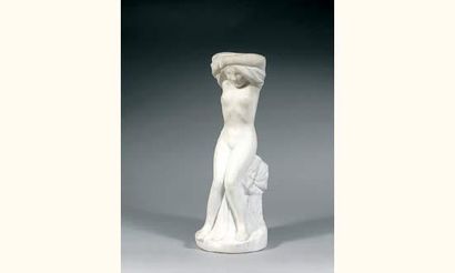 André DELUOL.
Nu se déshabillant
Statue en...