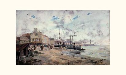 Eugène GALIEN LALOUE (1854-1941) 
« Scène...