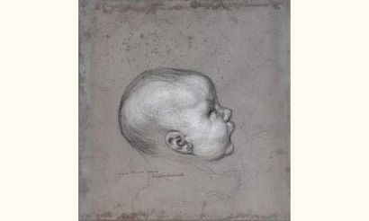 Eugène CARRIÈRE
(Gournay 1849- Paris 1906)...