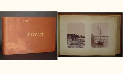 Album, Royan, 1898
Album de famille
Reliure...