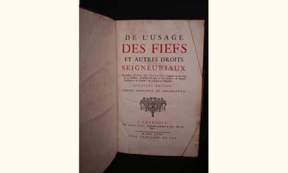 Salvaing Denis de
De l'usage des Fiefs et...