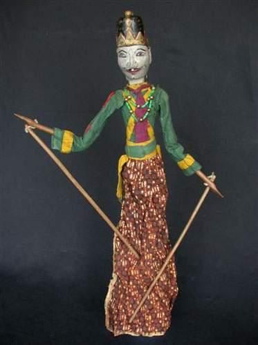 INDONESIE
Marionnette à tige du Wayang Menak.
En...