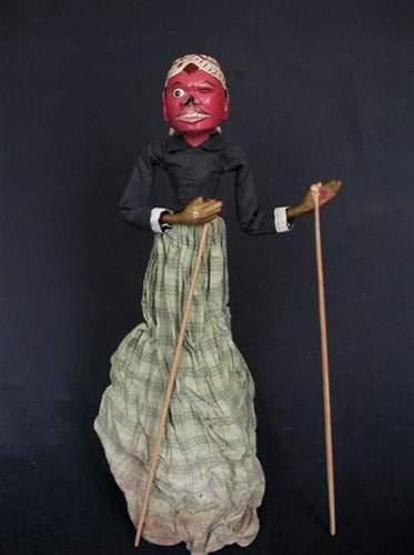 INDONESIE
Marionnette à tige du Wayang Cepak.
En...