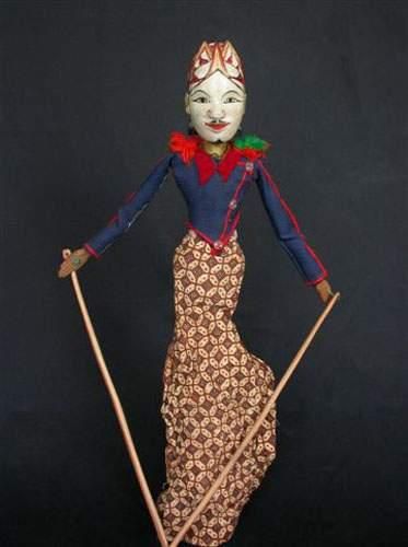 INDONESIE
Marionnette à tige du Wayang Menak.
En...