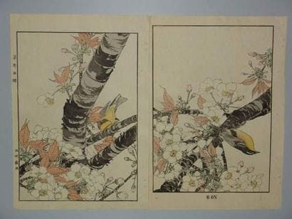 JAPON
Estampe de Keinen, diptyque, série...