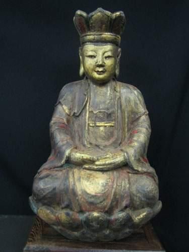 T'SING (XVIIIe siècle)
Bodhisattva assis...