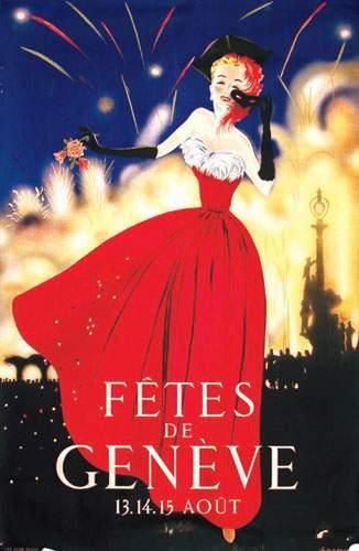 SUISSE / SWITZERLAND
Fête de Genève. 1948
Atar...