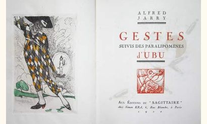JARRY (Alfred). - Gestes suivis des paralipomènes...