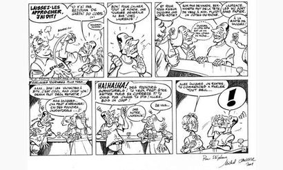 JANVIER. « Jacques Chirac ».
Encre de Chine...