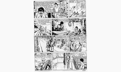 JIJÉ. « Jerry Spring ».
Encre de Chine noire...