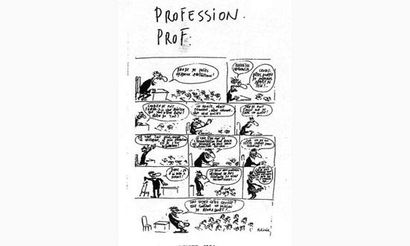 REISER. « Profession Prof ».
Encre de Chine...