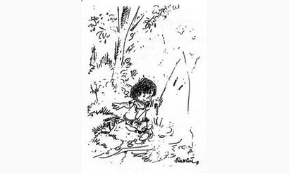 WALTHÉRY. « Petit-Bout-de Chique ».
Dessin...